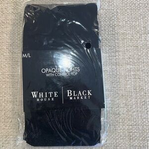 White House Black Market Black Tights